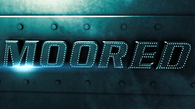 3d rendered image for moored