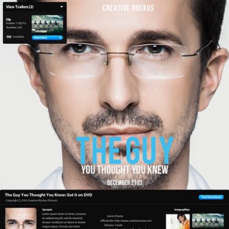 iTunes Trailers Page PSD